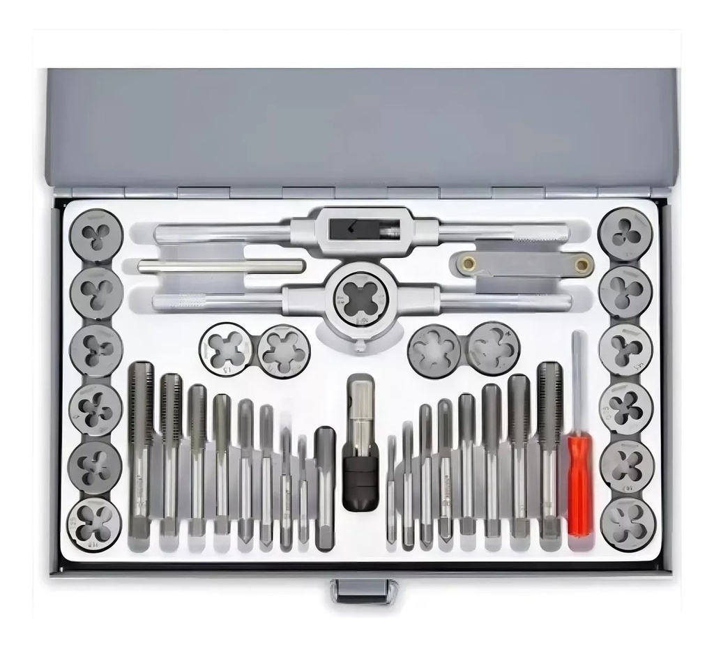 SET JUEGO MACHOS COJINETES TERRAJAS 40 PZ