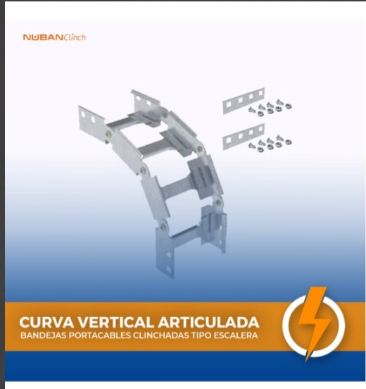 CURVA VERTICAL ARTICULADA P/BAND PORTACABLE X TRAMO