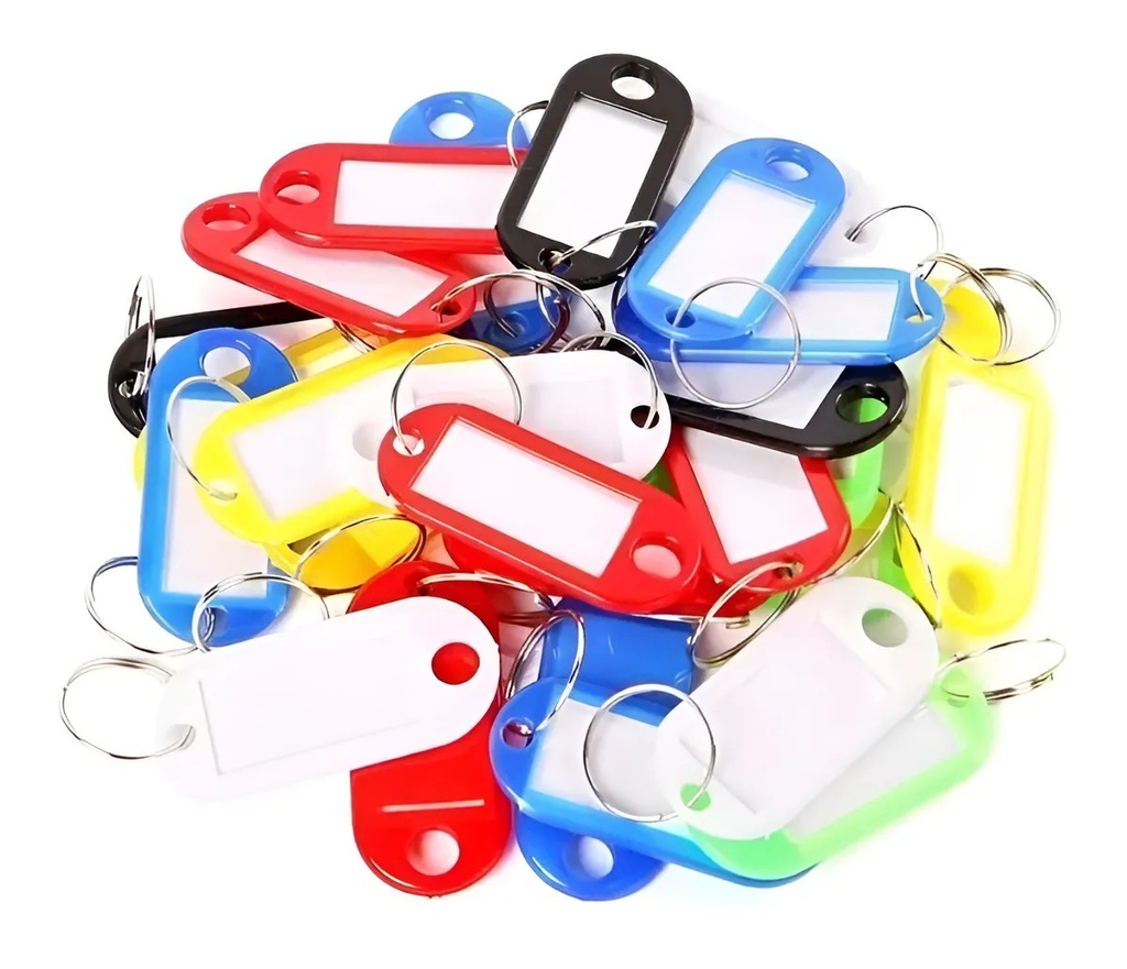 LLAVERO IDENTIFICADOR PLASTICO/TARJETERO